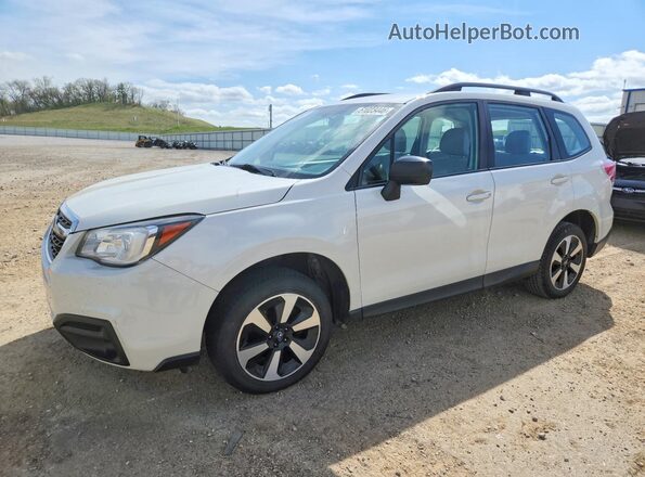 JF2SJABC6HH552295 2017 SUBARU FORESTER 2.5 Белый Передняя левая четверть