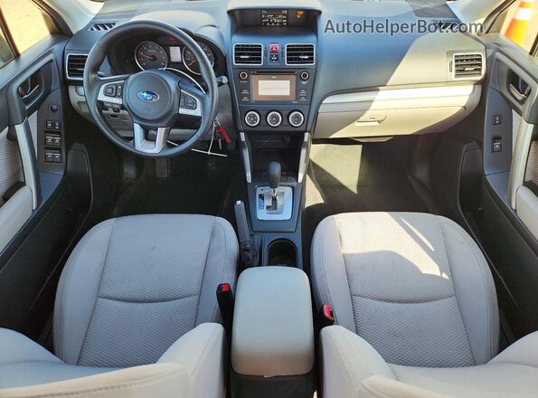 JF2SJABC6HH552295 2017 SUBARU FORESTER 2.5 Белый Вид панели приборов