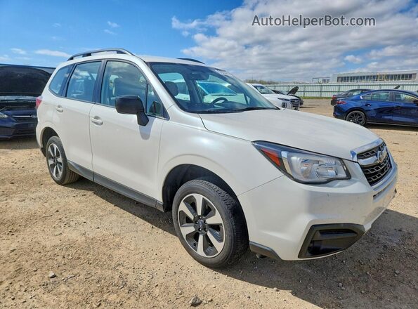 JF2SJABC6HH552295 2017 SUBARU FORESTER 2.5 Белый Передняя правая четверть