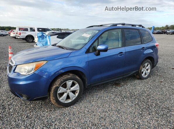 JF2SJADC3GH419246 2016 SUBARU FORESTER 2.5 Синий Передняя левая четверть