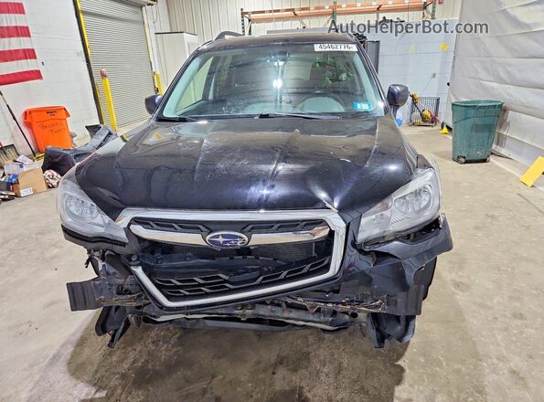 JF2SJAEC6HH523696 2017 SUBARU FORESTER 2.5 Black Вид спереду