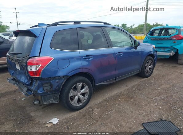 JF2SJAHC2GH536780 2016 SUBARU FORESTER 2.5 Синий Задняя правая четверть