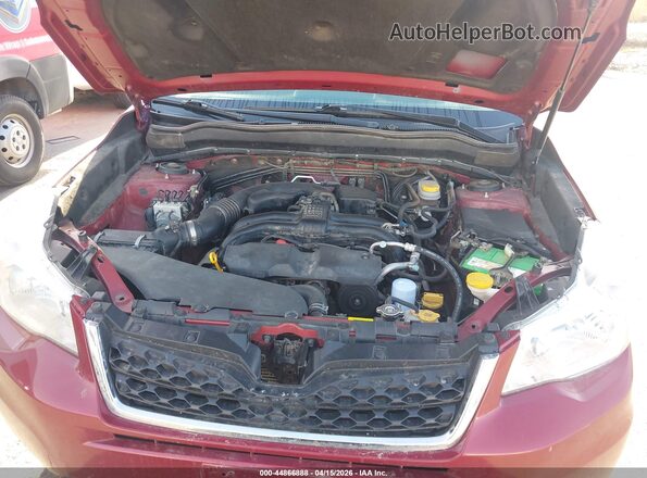 JF2SJAVC0GH496395 2016 SUBARU FORESTER Red Widok z tyłu