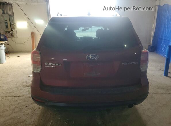 JF2SJAWC0JH578097 2018 SUBARU FORESTER 2.5I TO Red Vista trasera