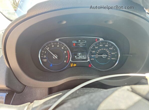 JF2SJAWC2HH427613 2017 SUBARU FORESTER 2.5I TO Серебряный Вид щитка приборов