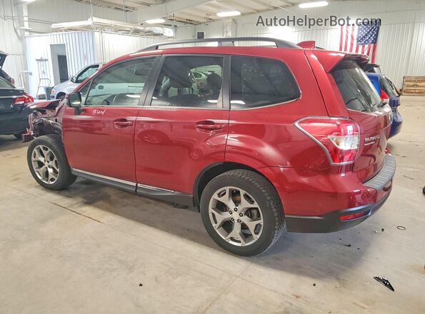 JF2SJAXC0GH517842 2016 SUBARU FORESTER 2.5I TO Темно-бордовый Задняя левая четверть