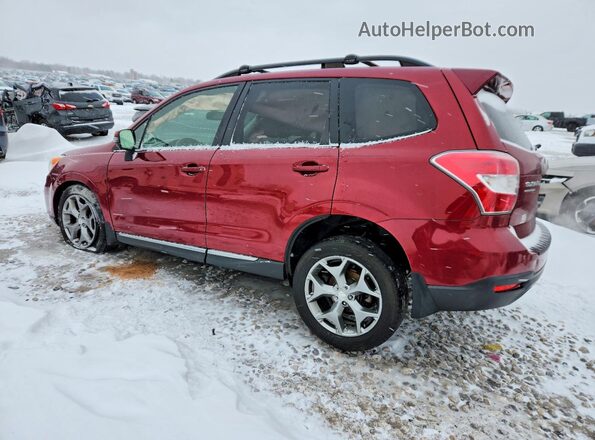JF2SJAXC1GH509037 2016 SUBARU FORESTER 2.5I TO Темно-бордовый Задняя левая четверть