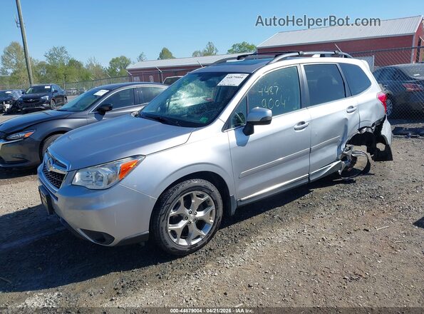JF2SJAXC4GH415668 2016 SUBARU FORESTER 2.5I TO Silver Vista tres cuartos delantera izquierda