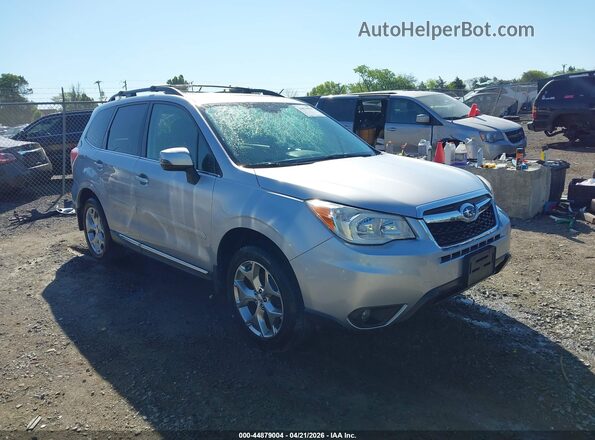 JF2SJAXC4GH415668 2016 SUBARU FORESTER 2.5I TO Silver Delantero derecho