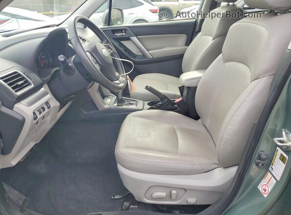JF2SJAXC5GH425951 2016 SUBARU FORESTER 2.5I TO Зеленый Вид салона спереди