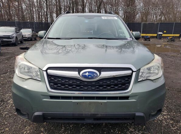 JF2SJAXC5GH425951 2016 SUBARU FORESTER 2.5I TO Зеленый Вид спереди