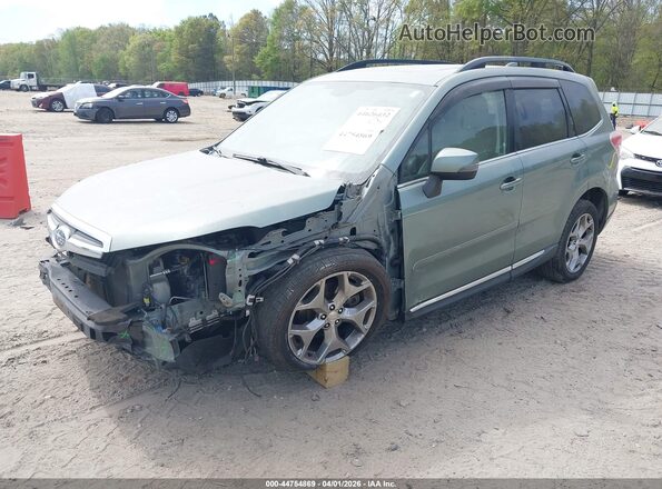JF2SJAXC7GH404308 2016 SUBARU FORESTER 2.5I TO Зеленый Передняя левая четверть