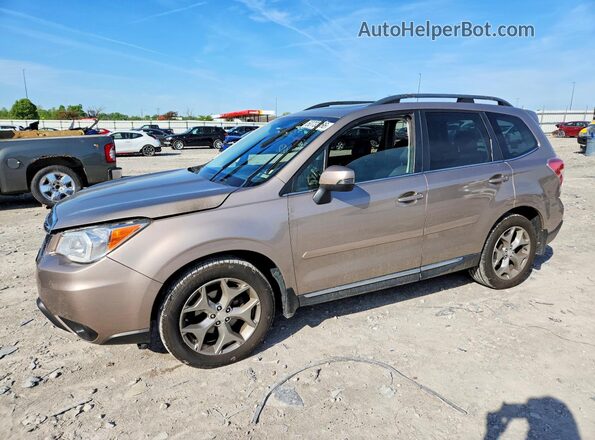 JF2SJAXC9GH536941 2016 SUBARU FORESTER 2.5I TO Tan Front left