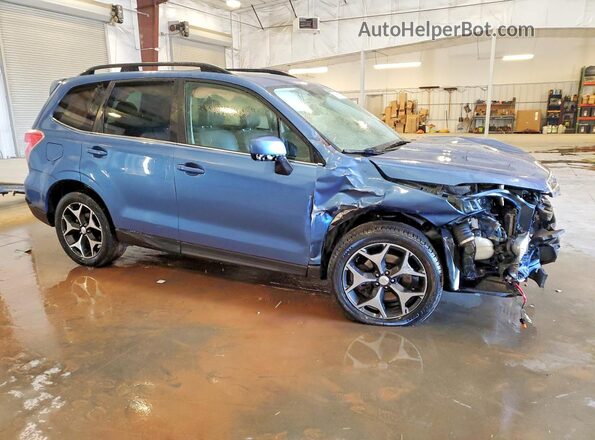 JF2SJGDC6GH477841 2016 SUBARU FORESTER2. Blue Przód prawy