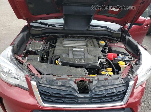 JF2SJGEC7JH477790 2018 SUBARU FORESTER2. Red Widok wnętrza z tyłu