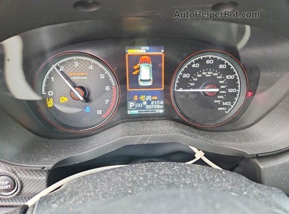 JF2SKAJC5PH454470 2023 SUBARU FORESTER Gray Вид щитка приладів