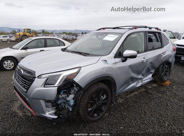 JF2SKAJC8PH464779 2023 SUBARU FORESTER Серебряный Передняя левая четверть