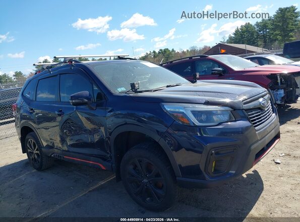 JF2SKALC7MH425772 2021 SUBARU FORESTER Синий Панорамный вид салона 360°