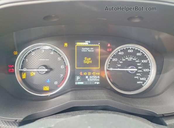 JF2SKAMC4RH486843 2024 SUBARU FORESTER Green Вид щитка приладів
