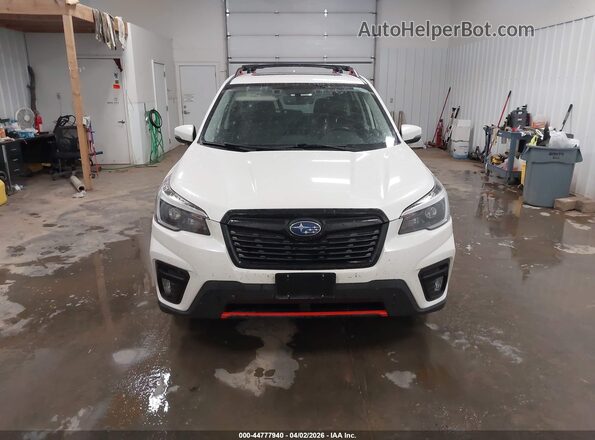 JF2SKARC0MH454361 2021 SUBARU FORESTER Белый Вид щитка приборов