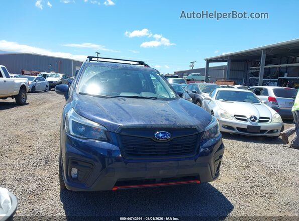 JF2SKARC1MH551603 2021 SUBARU FORESTER Синий Вид щитка приборов