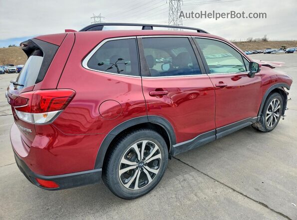 JF2SKASC7MH467151 2021 SUBARU FORESTER Бордовый Задняя правая четверть