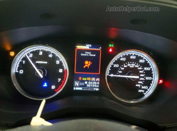 JF2SKAXC4MH548939 2021 SUBARU FORESTER Белый Вид щитка приборов