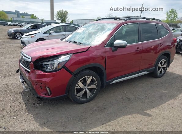 JF2SKAXC6LH487172 2020 SUBARU FORESTER Красный Передняя левая четверть