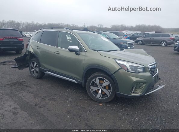 JF2SKAXC8MH407551 2021 SUBARU FORESTER Зеленый Передняя правая четверть