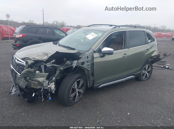 JF2SKAXC8MH407551 2021 SUBARU FORESTER Зеленый Передняя левая четверть