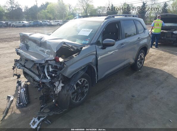 JF2SLDDC3SH432129 2025 SUBARU FORESTER Серый Передняя левая четверть
