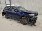 2025 Subaru Forester Sport Blue vin: JF2SLDFC8SH491691 Damage: Hood, Dent(S) W/ Paint Dmg, > 12 Inches