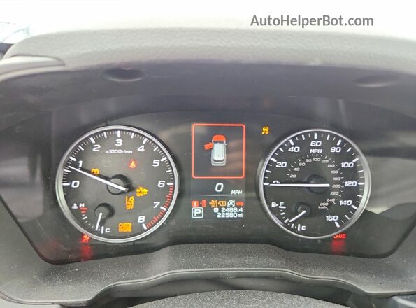 JF2SLDFC8SH491691 2025 SUBARU FORESTER Blue ხელსაწყოთა პანელის ხედი