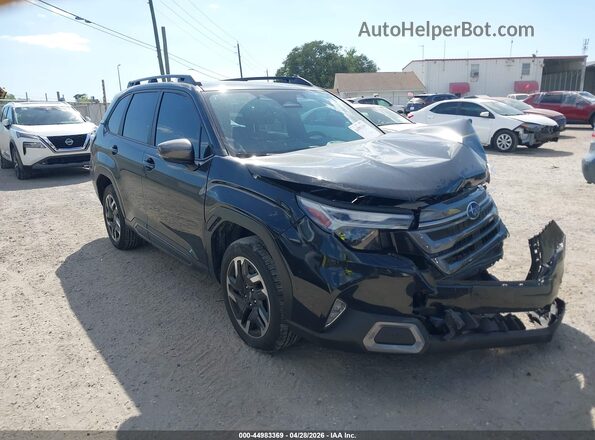 JF2SLDRC9SH571254 2025 SUBARU FORESTER Черный Передняя правая четверть