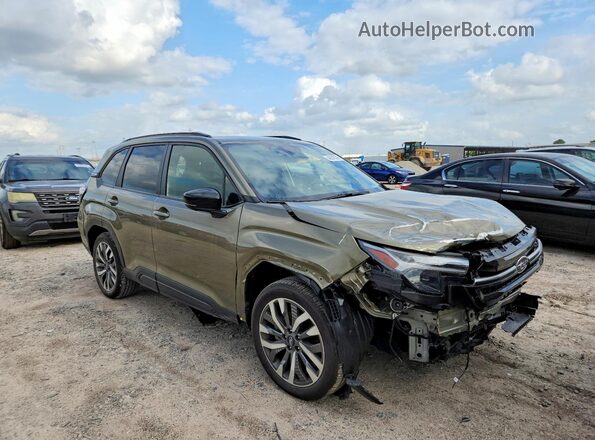 JF2SLDTC0SH439198 2025 SUBARU FORESTER Зеленый Передняя правая четверть