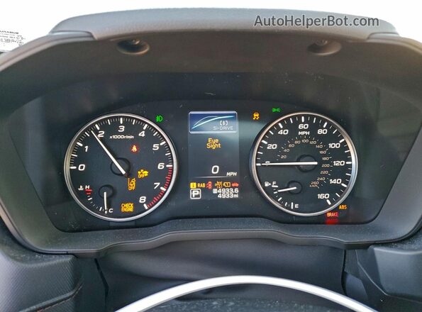 JF2SLDTC3SH546049 2025 SUBARU FORESTER Red Vista del cuadro de instrumentos
