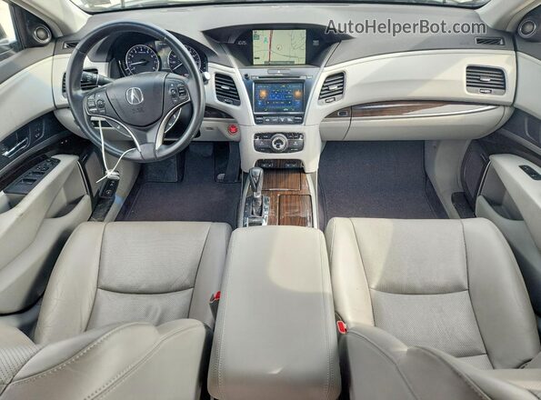 JH4KC1F91GC001760 2016 ACURA RLX Серый Вид панели приборов