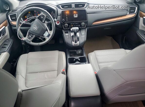 JHLRW2H97KX007979 2019 HONDA CR-V Серый Вид панели приборов