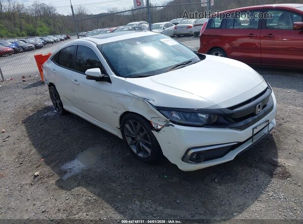 JHMFC1F32KX012779 2019 HONDA CIVIC White Առջևի աջ