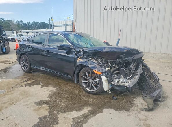 JHMFC1F38KX004797 2019 HONDA CIVIC Черный Передняя правая четверть