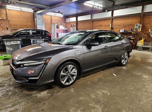 JHMZC5F14JC005292 2018 HONDA CLARITY Gray Vista tres cuartos delantera izquierda