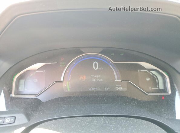 JHMZC5F16JC022062 2018 HONDA CLARITY Зеленый Вид щитка приборов