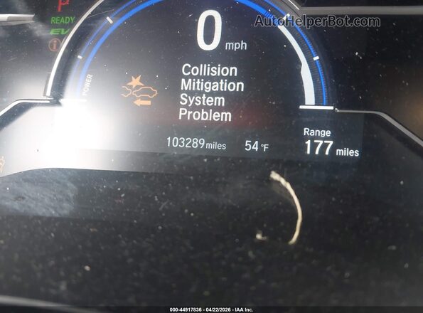JHMZC5F34JC021316 2018 HONDA CLARITY PLUG-IN HYBRID Gray 