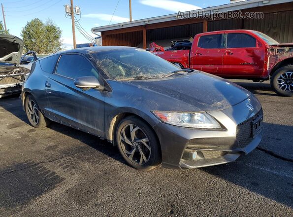 JHMZF1D62GS000332 2016 HONDA CR-Z Серый Передняя правая четверть