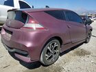 2016 Honda Cr-z Ex Фиолетовый vin: JHMZF1D65GS001572