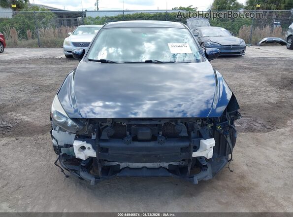 JM1BN1K73H1102537 2017 MAZDA 3 Синий Вид спереди