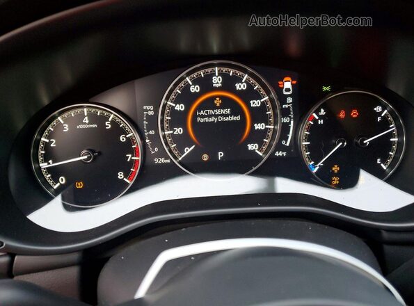 JM1BPALL4T1851023 2026 MAZDA 3 Черный Вид щитка приборов