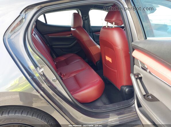 JM1BPAMLXM1348337 2021 MAZDA 3 Gray VIN კოდის სტიკერის ხედი