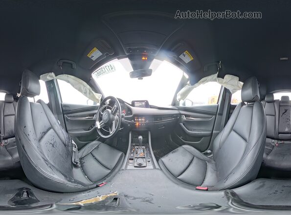 JM1BPAMM5K1142817 2019 MAZDA 3 Gray Widok naklejki z numerem VIN