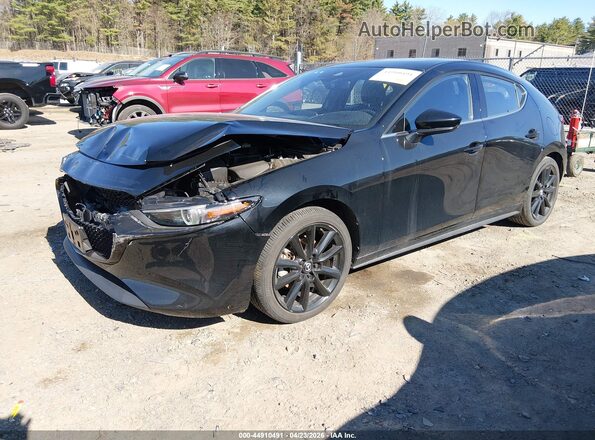 JM1BPBJY3M1344913 2021 MAZDA 3 Черный Передняя левая четверть